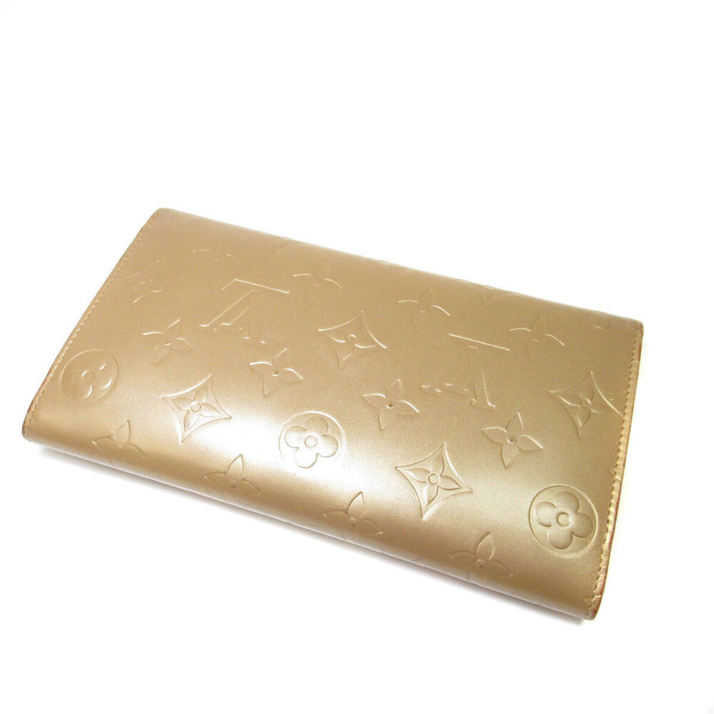 Louis Vuitton Tresor Monogram Matte International Wallet Long Portefeuille Brown